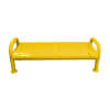 Picture of Perforated Thermoplastic Steel Backless Bench with U-Leg Frame - 4 ft., 5 ft., or 6 ft.