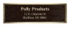 Picture of Colored Inlay Cast Bronze Plaque, 2.5 x 6