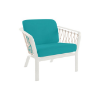 Picture of Trelon Lounge Chair with Rope Backing and Aluminum Frame - 30 lbs.
