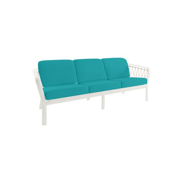 Picture of Trelon Lounge Sofa with Rope Backing and Aluminum Frame - 66 lbs. 