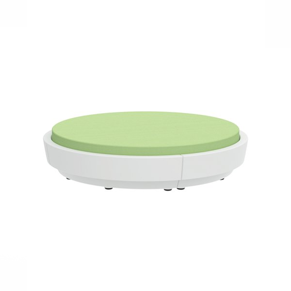 Picture of Full Curve In-Pool Rotoform Polymer Round Backless Daybed Lounger - 136 lbs.