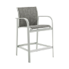 Picture of Twist Bar Stool with Sling Fabric and Aluminum Frame - 16 lbs.