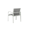 Picture of Twist Sling Low Back Dining Chair with Stackable Aluminum Frame - 12 lbs.