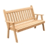 502 - Traditional Wooden Garden Bench