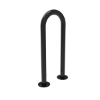 Picture of ELITE 1 Hump - 3  Bike Steel  Wave Rack - 2 3/8” Polyethylene Coated Tube Frame - Quick Ship