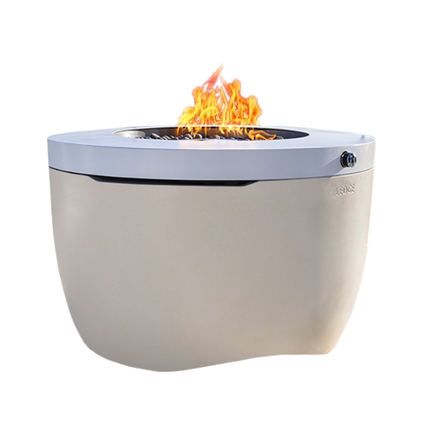 Ledge Lounger Halo Pivotglide Firepit