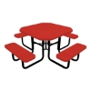 46" Square Perforated Style Thermoplastic Picnic Table	
