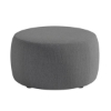 Round Modular Deep Cushion FIT 1-Seater Lounge - Charcoal