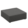 Square Modular Deep Cushion FIT 1-Seater Lounge - Charcoal
