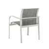 Twist Sling Low Back Dining Chair with Stackable Aluminum Frame - 12 lbs. - Back