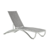 Twist Sling Stackable Chaise Lounge with Aluminum Frame - 33 lbs. - Front