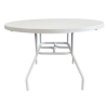 C-42F - Round Classic Patio Dining Table with Aluminum Frame with Fiberglass Top, 36" 42", or 48"