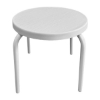 C-18F - Round Classic Stackable Side Table with Fiberglass Top, 18", 20", and 24"