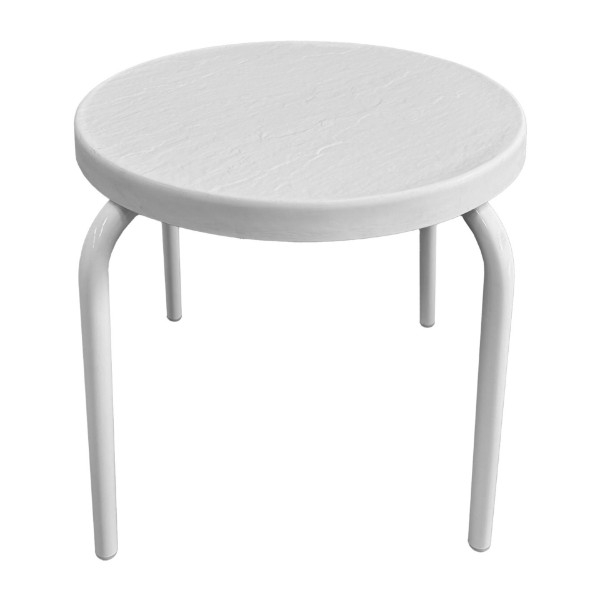 C-18F - Round Classic Stackable Side Table with Fiberglass Top, 18", 20", and 24"
