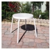 C-18F - Round Classic Stackable Side Table with Fiberglass Top, 18", 20", and 24" - Lifestyle