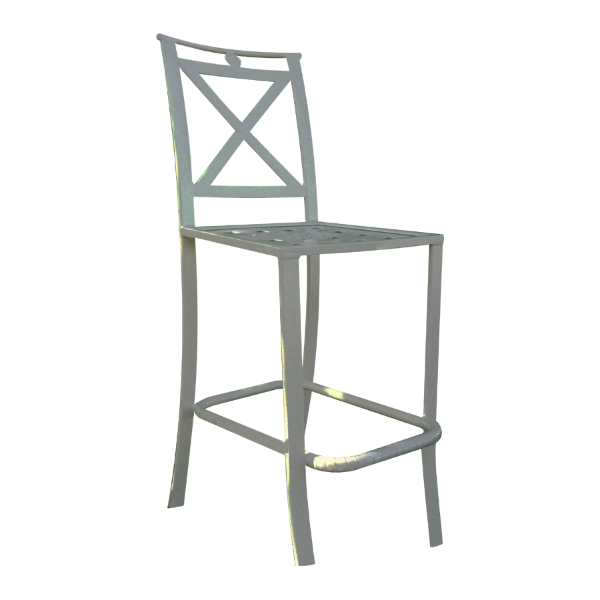 Picture of Sheet Cast Aluminum Armless Bar Chair