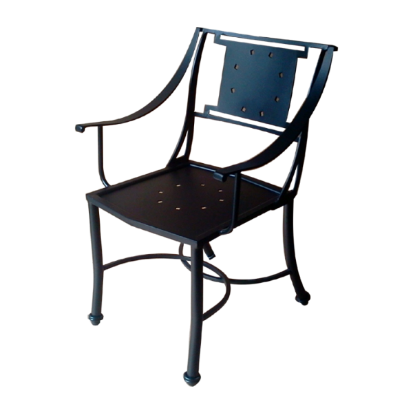Picture of Sheet Cast Aluminum Dining Arm Chair