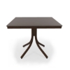 Picture of 36" Slatted Square Marine Grade Polymer Table w/ Prong Aluminum Base