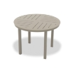 Picture of 42" Round Dash Marine Grade Polymer Dining Table w/ Aluminum Parson Legs - 56 lbs.