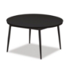Picture of 54" Round Slatted Marine Grade Polymer Dining Table with Aluminum Tapered Legs