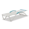Picture of Helios Contract Vinyl Strap Chaise Lounge Aluminum Frame Powder-Coated - 29 lbs.