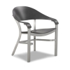 Picture of Jetset Dining Chair with MGP Seating Surface and Stackable Aluminum Frame - 17 lbs.