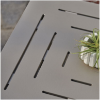 Picture of Modern 42" Square Dash Marine Grade Polymer Dining Table w/ Tapered Legs - 68 lbs.