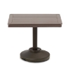 Picture of Slatted Square Marine Grade Polymer Table w/ Weighted Base - 36", 42"