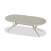 Picture of Telescope 42" x 84" Oval Hammered MGP Dining Table with Aluminum Frame