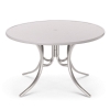 Picture of Telescope 48" Round Hammered MGP Dining Table with Aluminum Frame