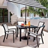 Picture of Telescope Bazza Dining Chair with Aluminum Frame and Marine Grade Polymer Accents
