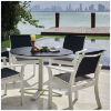 Picture of Telescope Leeward Sling Cafe Dining Chair with Marine Grade Polymer Frame
