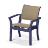 Picture of Telescope Leeward Sling Cafe Dining Chair with Marine Grade Polymer Frame