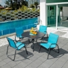 Picture of Telescope Gardenella Sling Dining Chair with Aluminum Frame