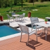 Picture of Telescope Kendall Strap Dining Chair with Aluminum Frame