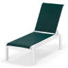 Picture of Telescope Leeward Sling Chaise Lounge with Armless Marine Grade Polymer Frame