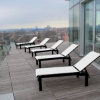 Picture of Telescope Leeward Sling Chaise Lounge with Armless Marine Grade Polymer Frame