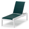 Picture of Telescope Leeward Sling Long Chaise Lounge with Armless Marine Grade Polymer Frame