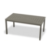 Picture of Telescope Rectangular Dashed Marine Grade Polymer Dining Table w/ Aluminum Legs