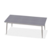 Picture of Telescope Rectangular Rustic Marine Grade Polymer Dining Table w/ Tapered Aluminum Legs