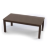 Picture of Telescope Rectangular Slatted Marine Grade Polymer Coffee Table