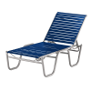 Picture of Telescope Reliance Strap Chaise Lounge with Armless Aluminum Frame