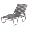 Picture of Telescope Reliance Strap Chaise Lounge with Armless Aluminum Frame