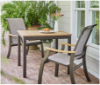 Picture of Telescope Square Rustic Marine Grade Polymer Dining Table - 36", 42", 64"