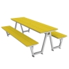 Centra Recycled Plastic Picnic Table with Powder Coated Steel Frame