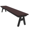 Centra Recycled Plastic Flat Bench with Powder Coated Steel Frame, Portable or Surface Mount