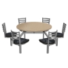 48" Round 5-Seat Covey Fiberglass Table