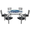 48" Round 5-Seat Covey Fiberglass Table