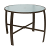 Picture of 42" Round Pinnacle Gathering Table with Powder-Coated Aluminum Frame- 34" or 40" Heights