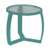 Picture of Pinnacle Side Table with Powder-Coated Aluminum Frame - 20" Round